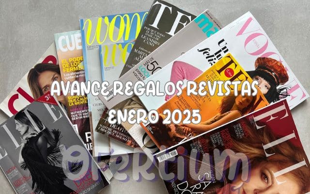 Regalos revistas enero 2025