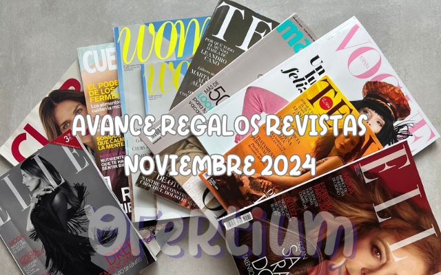 Regalos revistas noviembre 2024 - Avance