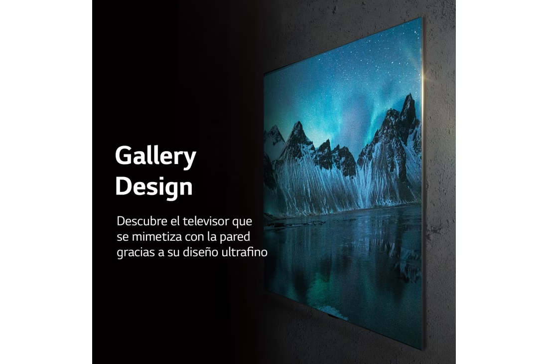 3 televisores LG Gallery Edition que son una obra de arte